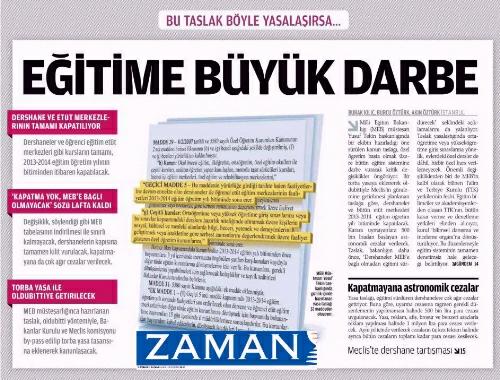 Zaman, 14 Kasm 2013