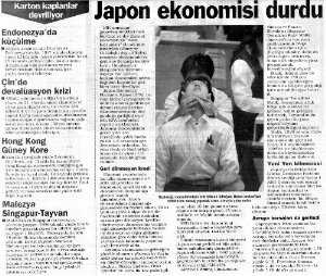 14 Mays 1998 tarihli Sabah gazetesi