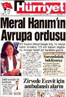 6 Haziran 2002, Hrriyet